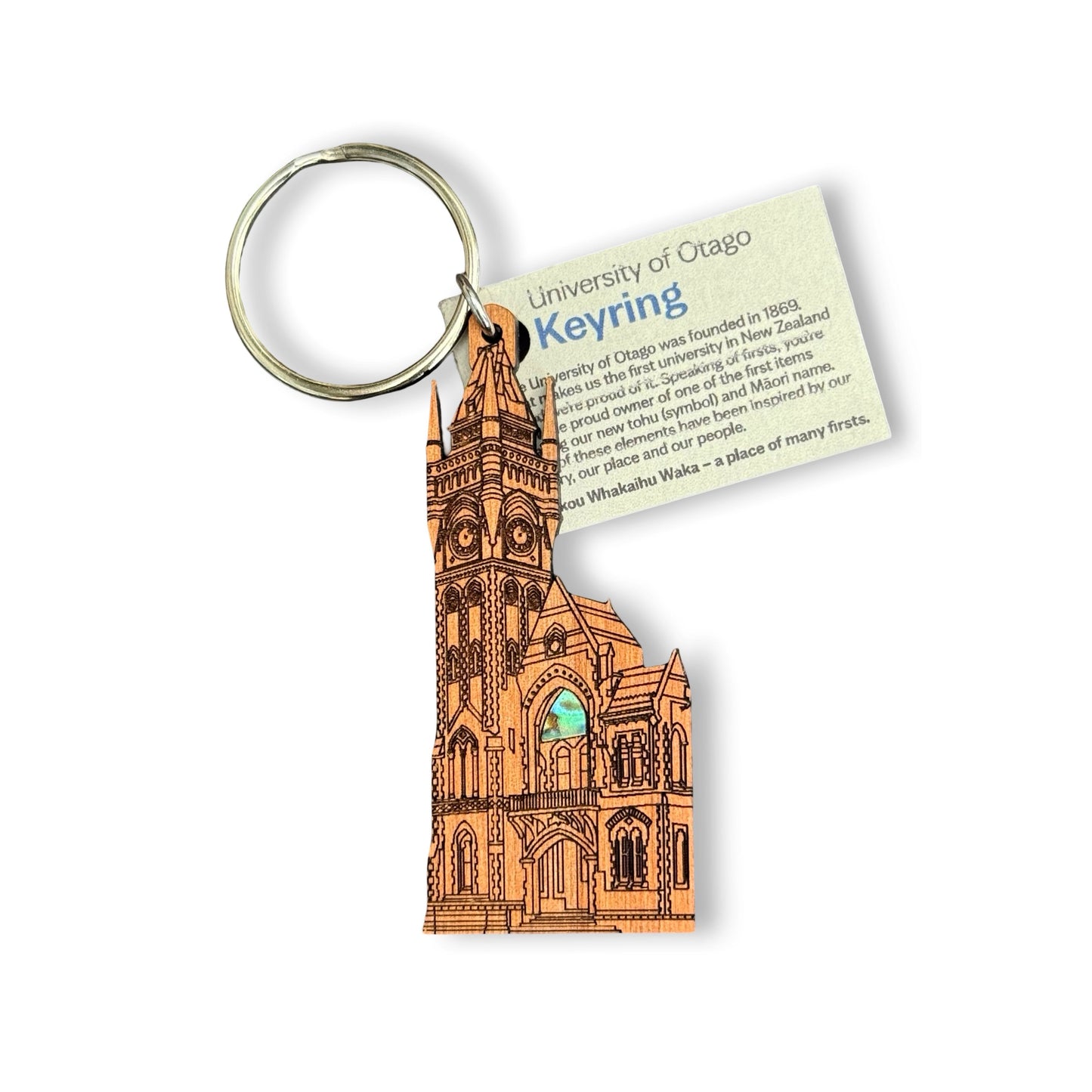 Rimu Clocktower keyring