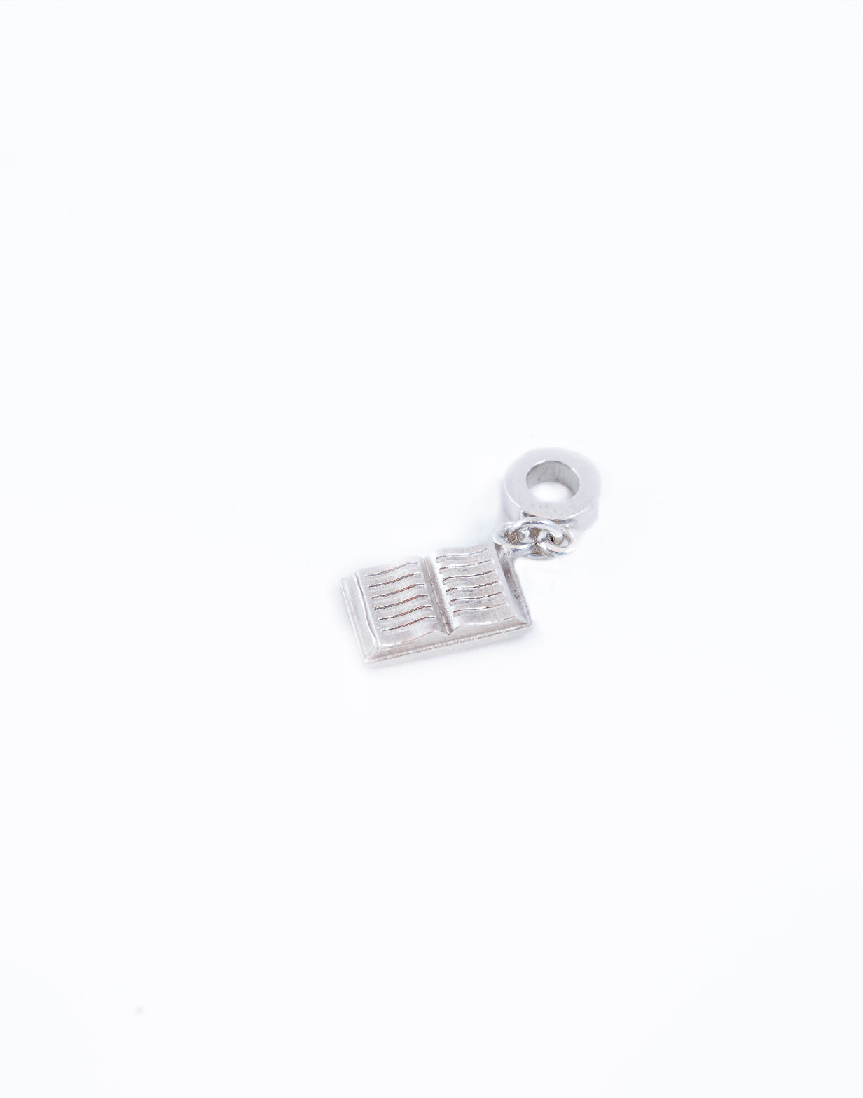 Sterling Silver Book Charm