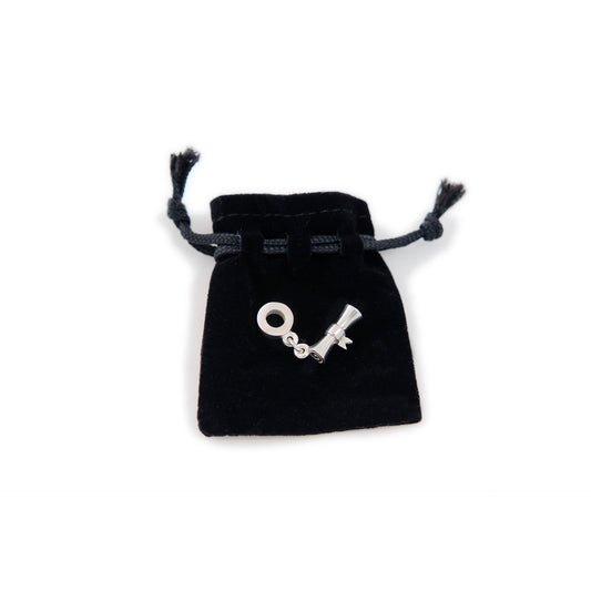 Sterling Silver Scroll Charm