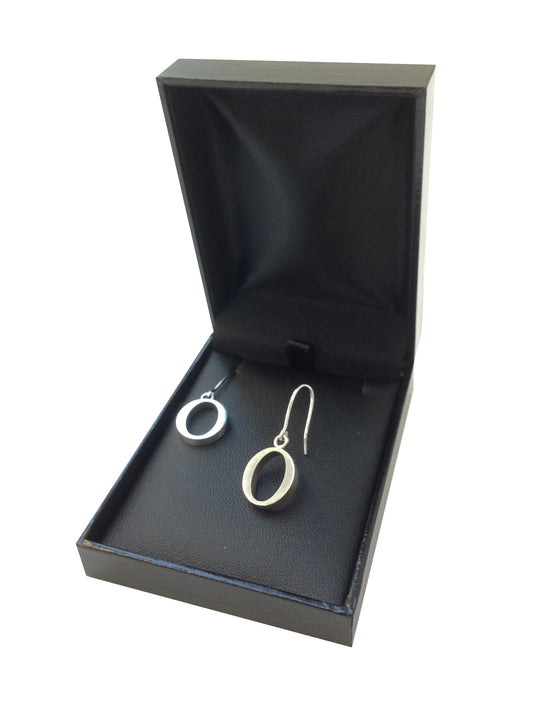 Sterling Silver University Earrings
