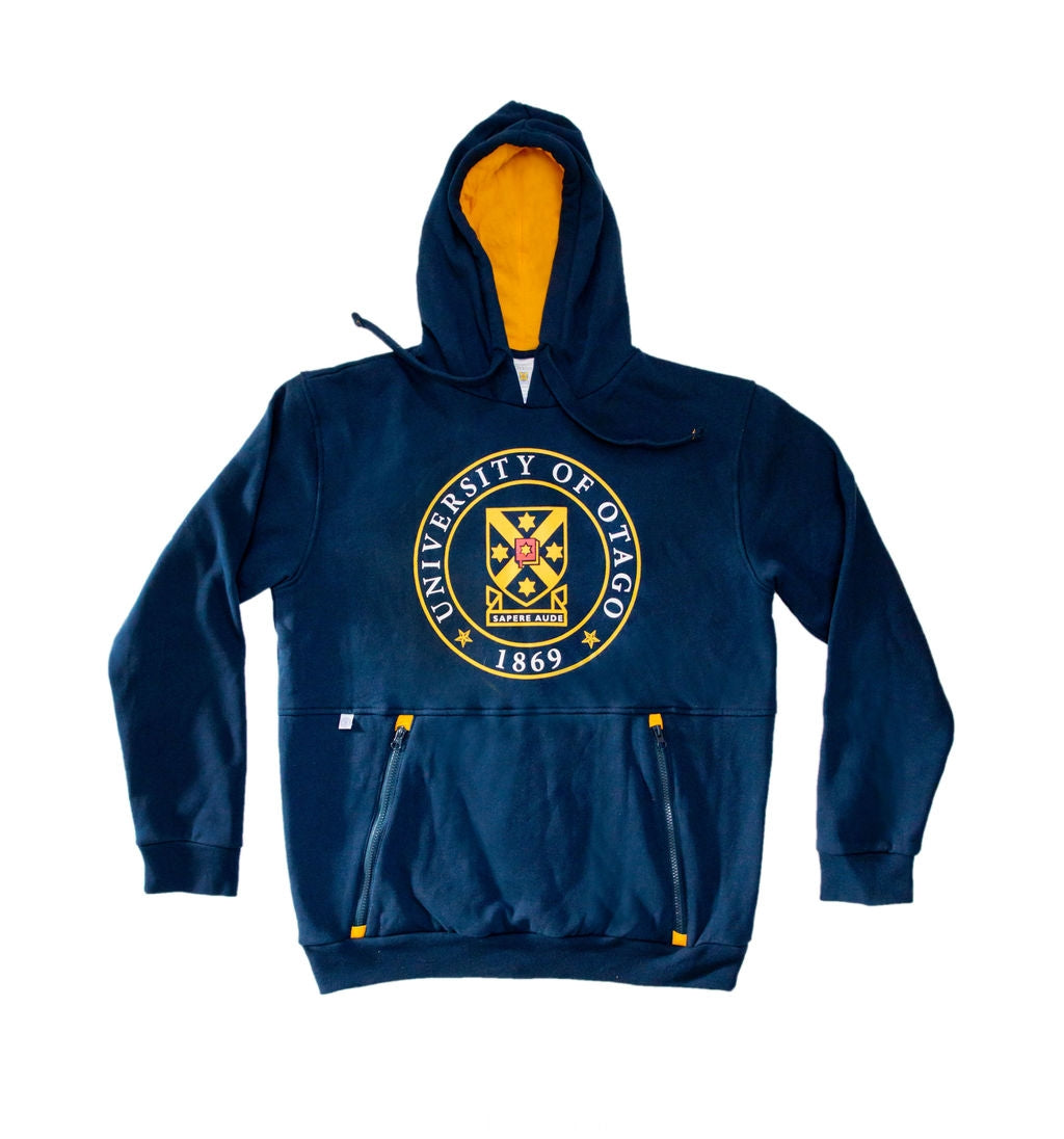 Unisex Pull Over Hoodie Navy University of Otago Online Shop