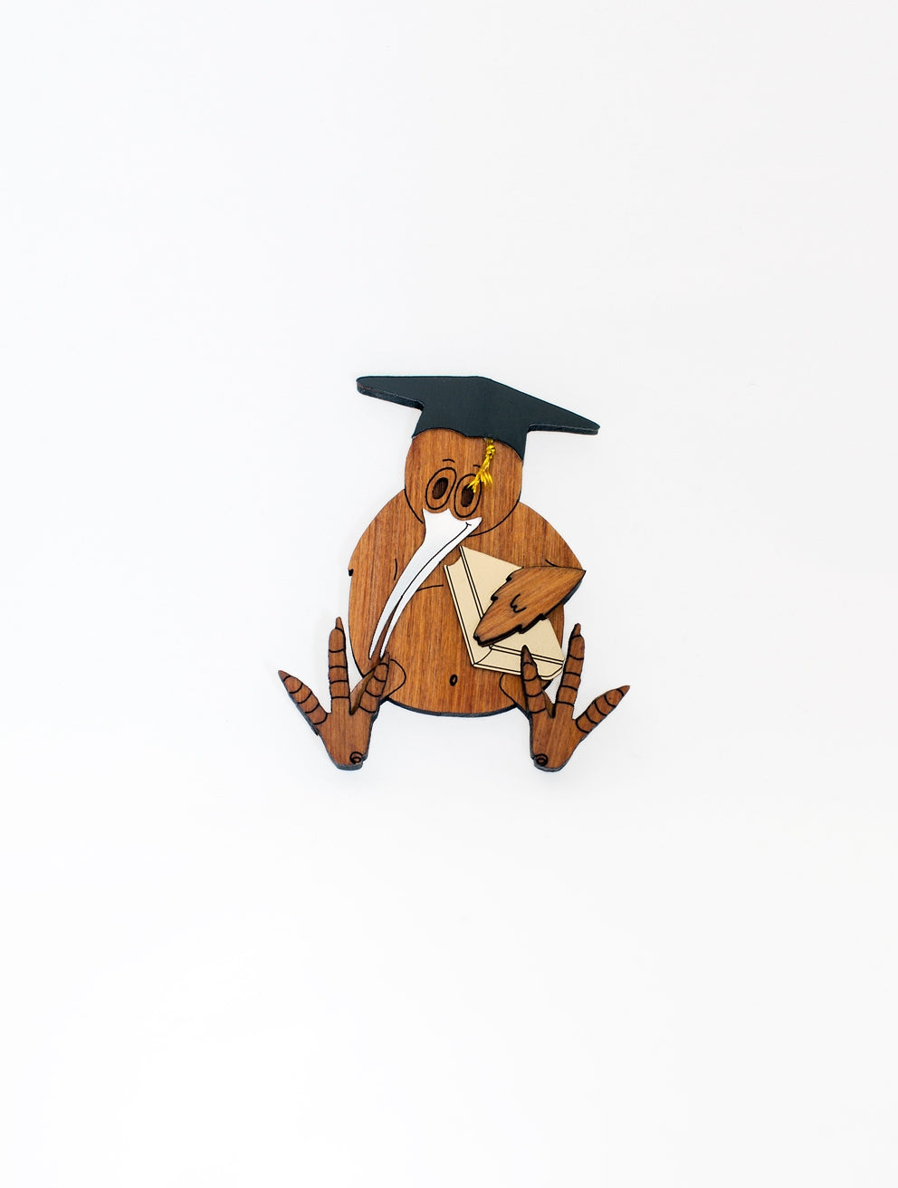 Rimu Magnet Graduation Kiwi