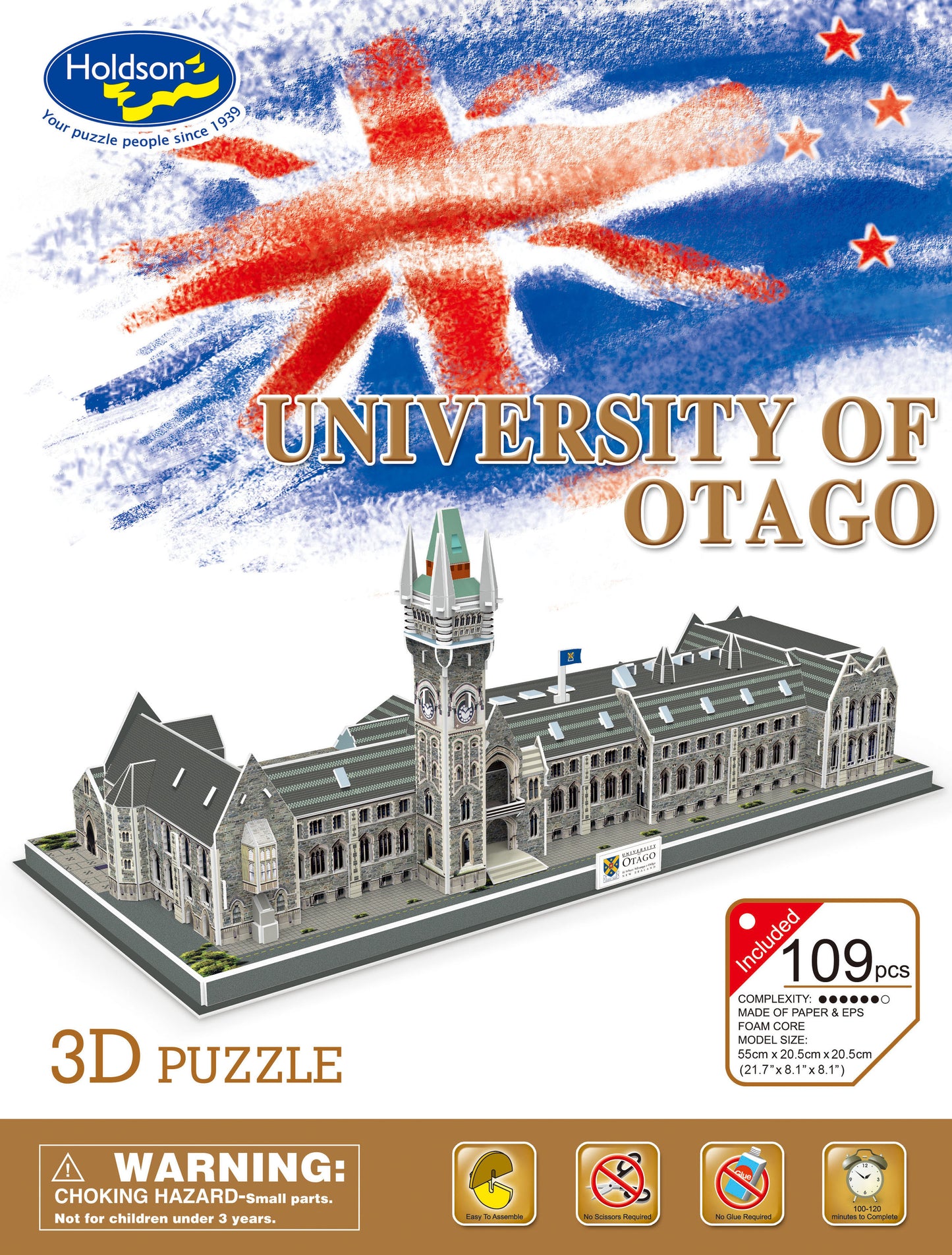 University of Otago 3D Puzzle