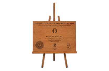 Rimu Degree (Engraved) with Stand