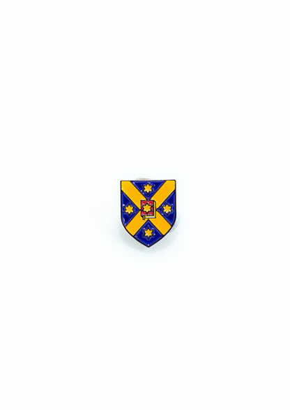 Crest lapel badge